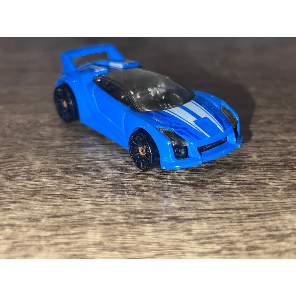 Hot Wheels 2014 Cityspeed Team Series Blue Quick N' Sik Loose Die Cast EUC